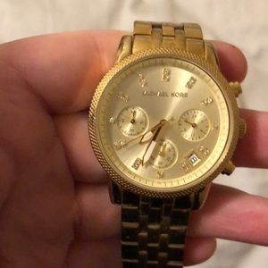 Gold Michael Kors watch